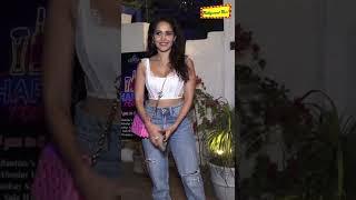 Nushrat Bharucha Spotted Outside A Restaurant In Bandra #nushratbharucha #BollywoodBai