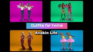 Outfits for twins - Avakin Life (Part 1)