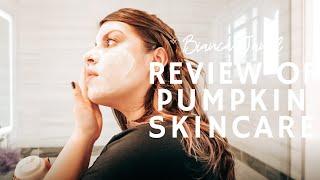 Testing out and Reviewing Pumpkin Skincare from Amazon | Bianca Janel