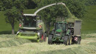 Grünroggen häckseln 2023 | Claas Jaguar | Case | John Deere | Steyr