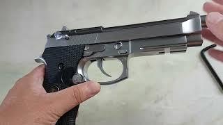 Airgun - Beretta M9A1 Silver WE Co2 4,5mm