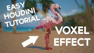 Houdini Easy Voxel Effect Tutorial