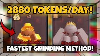 How To Grind CHRISTMAS TOKENS & CRATES! 2880 Tokens/Day Strat Ball Tower Defense!