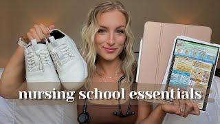 NURSING SCHOOL ESSENTIALS | school supplies + must have items