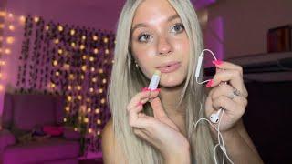 ASMR| Apple Mic- Applying Chapstick, Personal Attention, Light Mouth Sounds