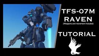 TFS-07M RAVEN Special Production Mech TUTORIAL | Plane Crazy Mech Tutorial