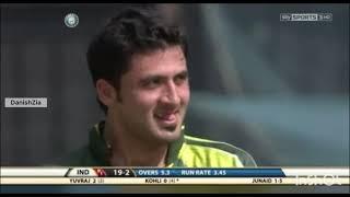 Ball by Ball spell's of Junaid Khan, Junaid Khan Bowling vs India 2012 Pakistan_vs_India_Highlights