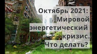 Октябрь 2021: мировой энергетический кризис – «черный лебедь» мирового финансового кризиса?