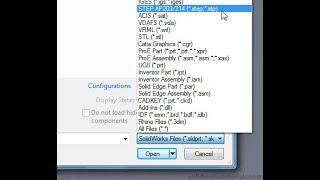HOW TO OPEN STEP FILE IN SOLIDWORKS