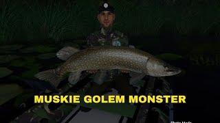 The Fisherman-Fishing Planet  Saint Croix Muskie Golem Monster