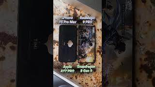 nubia red magic 9 pro vs iphone 15 pro max pubg test #redmagic9pro #techreview