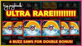 HUFF N' MORE PUFF POWER 4! 6 Buzz Saws → Rare DOUBLE BONUS!!!