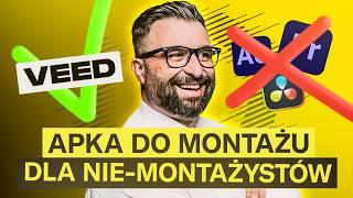 Prosty PROGRAM do MONTAŻU filmów! Nie musisz być montażystą! * AI.