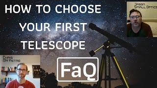 How to choose your first telescope? | FAQ DIY Astro & Small Optics | stargazing saturdays |Astronomy