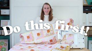 How to prepare a quilt for longarming