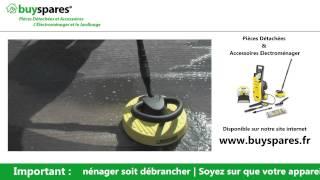 Comment utiliser l'accessoire "T Racer" sur un nettoyeur à haute pression Karcher