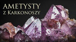 Kryształy ametystu z Karkonoszy - poszukiwania minerałów