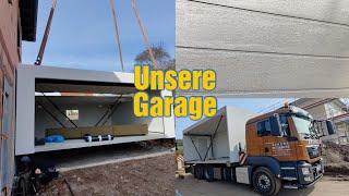 Unsere Garage ist da! Großtorgarage von Rekers Beton I Hausbau