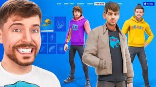 I Created MrBeast's Crew Fortnite Skins!