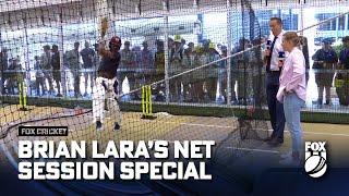 Brian Lara still has it  54-year-old smashes Aussie bowlers in batting masterclass | Fox Cricket