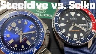 Steeldive 1970 vs. Seiko SKX009 - Double Unboxing