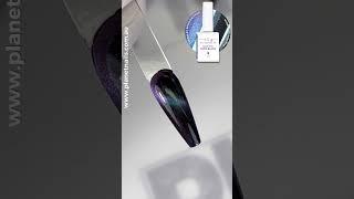 Magnetic Nail Polish - ELLA ZALA MAGNETIC OVER BLACK