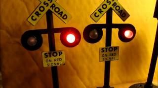 Railroad Crossing with a Transistor Flip Flop Circuit