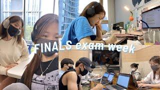 FINALS exam week vlog // study grind, no sleep, productive days