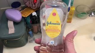 Johnson's Baby Oil, Mineral Oil Enriched with Shea & Cocoa Butter - Review