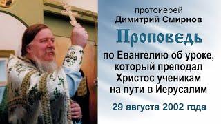 Об уроке, преподанном Христом ученикам на пути в Иерусалим (2002.08.29). Прот. Димитрий Смирнов