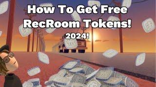 How To Get Free Recroom Tokens Quick And Easy! | WORKING 2024!