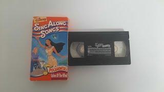 Full VHS Disney's Sing Along Songs Colors of the Wind