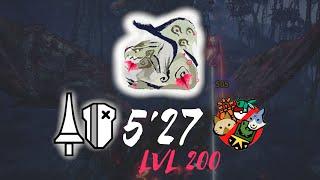 MHR Sunbreak - LvL 200 Afflicted Rathian Solo Lance [5'27"82] (Simple Rules)