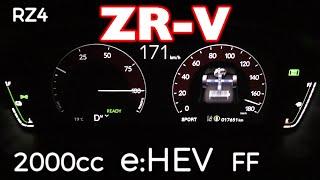 (2023y) HONDA  ZR-V e:HEV (RZ4) , acceleration test. (2.0L hybrid) DCT sound?