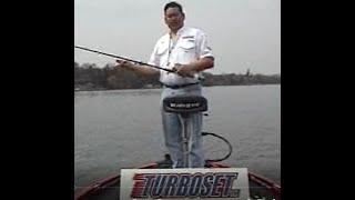 Pro Fisherman Andy Young Field testing Turboset Power Booster on Minnesota Lake full of weeds