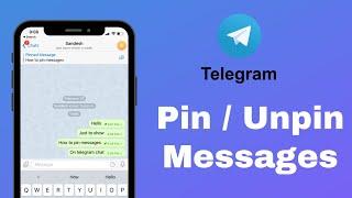 How to Pin / Unpin Messages on Telegram 2021