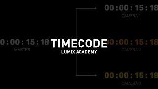 LUMIX Academy: Descrizione del timecode