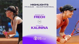 Magdalena Frech vs. Anhelina Kalinina | 2024 Prague Quarterfinal | WTA Match Highlights