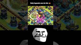 Warden fireball attack  #clashofclans #coc #gaming #shorts #games