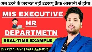 HR Department MIS Executive Real Time Work | Real Time Project on Excel Based on Company Work