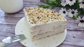 Oatmeal and Apple! The easiest PP Cake on a pan without flour and without sugar