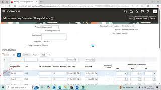 How to add New Financial Years to Existing Accounting Calendar at year end in Oracle General Ledger?