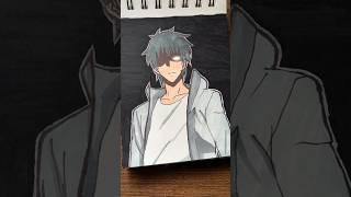Drawing sung ji woo || solo leveling || #animedrawing  #sungjinwoo #anime #art
