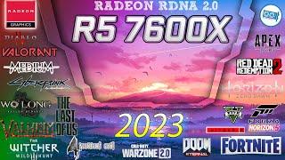 Ryzen 5 7600X IGPU in 15 Games | 2023-2024