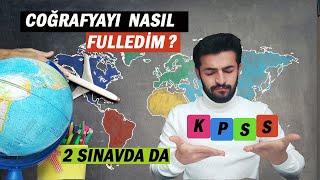 Coğrafyayı Nasıl Fulledim ? ( Kpss Türkiye 15.si)