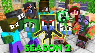 Monster School: Poor Monsters Life (SAD STORY & FAMILY) Season 2 - Minecraft Animations