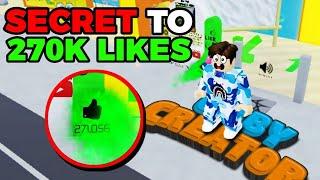 HOW I GOT 270K LIKES IN OBBY CREATOR