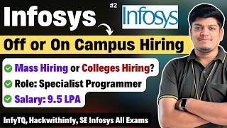 Infosys Off Or On Campus Hiring 2024 | All Queries Solved |InfyTQ, Hackwithinfy, SE All Exam Process