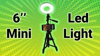 6'' Mini LED Ring Light with Tripod | gracieshotstuff