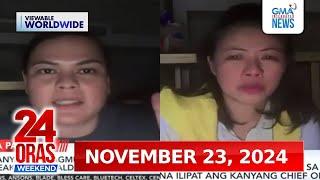 24 Oras Weekend Express: November 23, 2024 [HD]